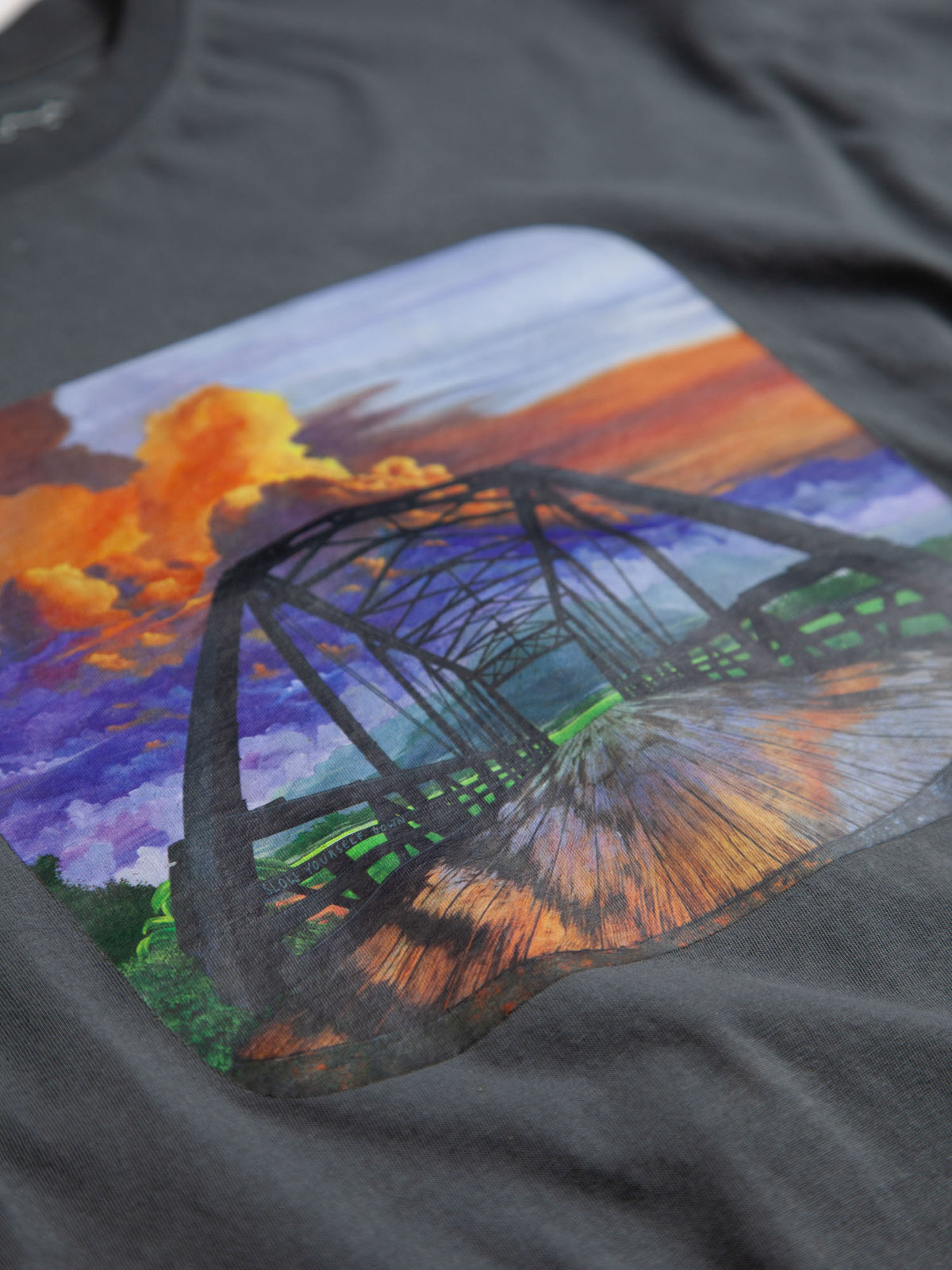 Hanalei Bridge Tee | Organic Cotton | Slow Yourself Down - Mens Shirts