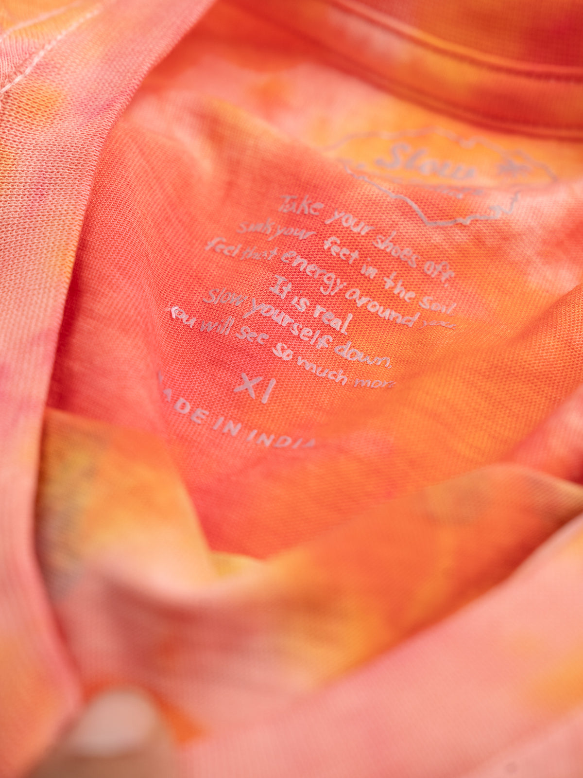 Pink/Coral Tie-Dye — Kids Retro Tie-Dye Tee | Organic Cotton | Slow Yourself Down - Kids Shirts