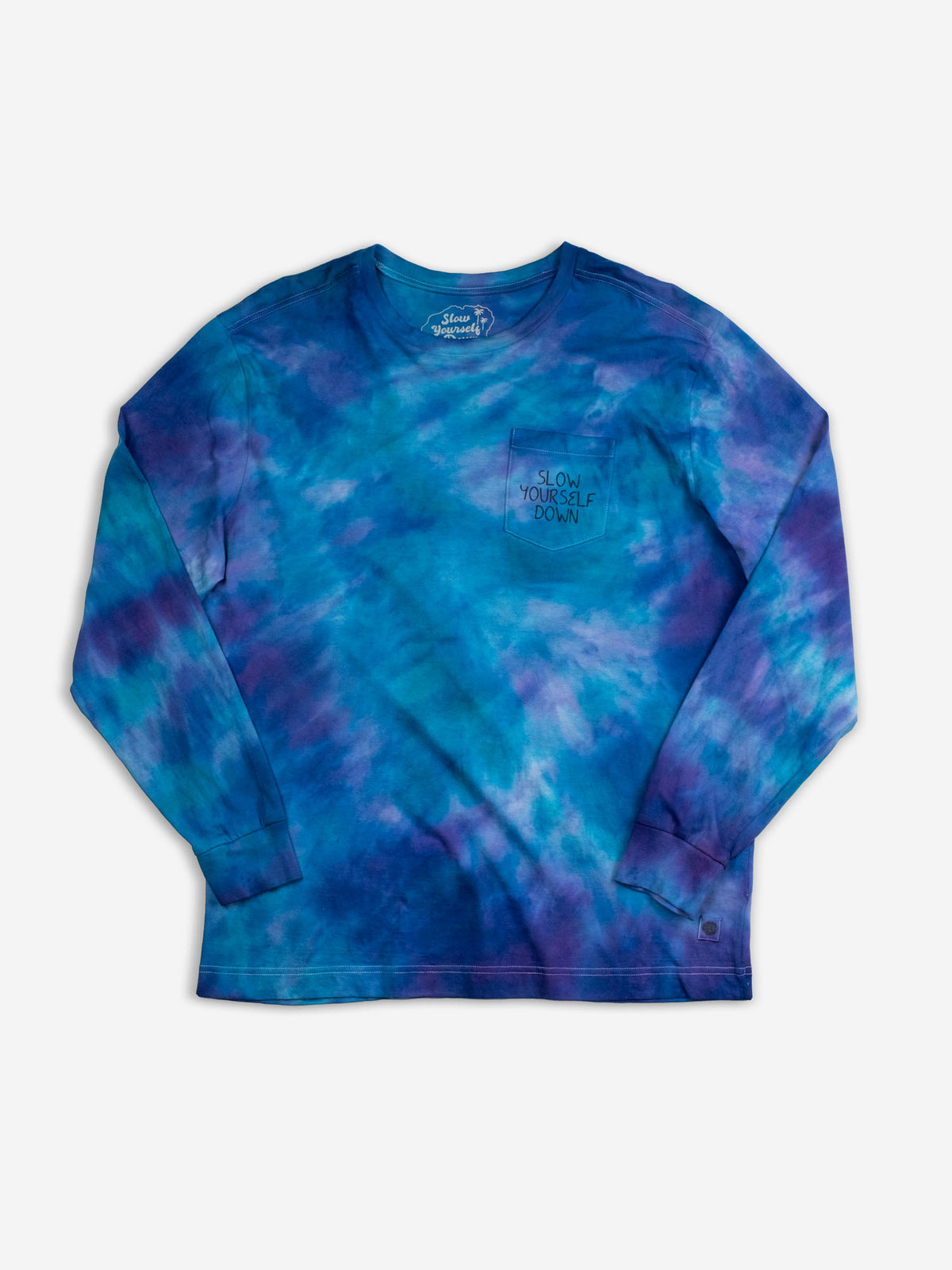 Classic Long Sleeve Tie-Dye | Organic Cotton | Slow Yourself Down - Mens Shirts