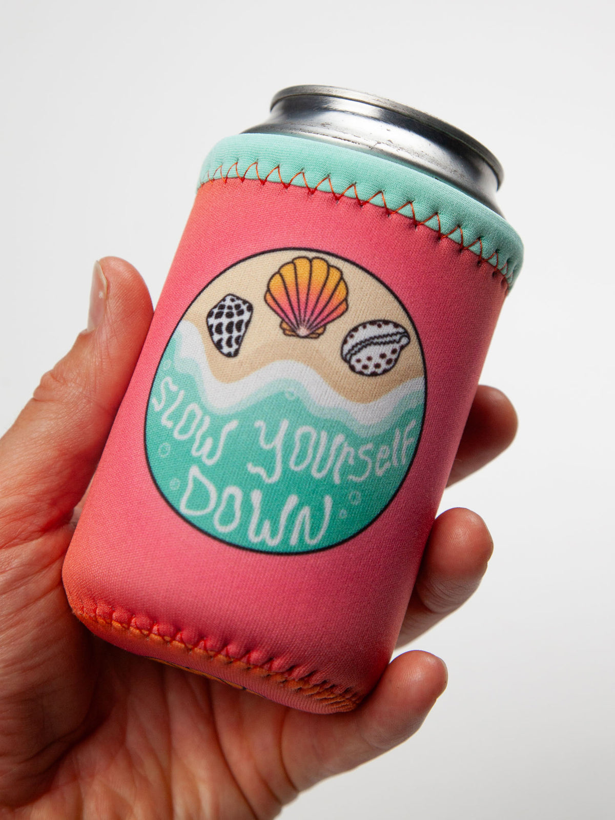 Ginger Shell Coozie | Slow Yourself Down - Coozie