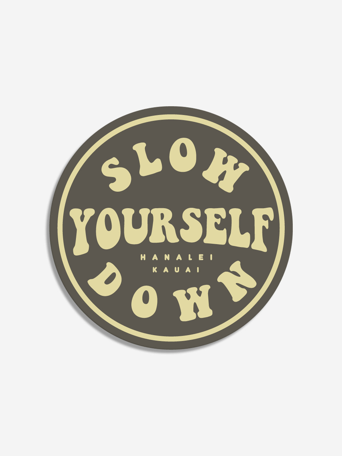 Groovy SYD Sticker | Slow Yourself Down