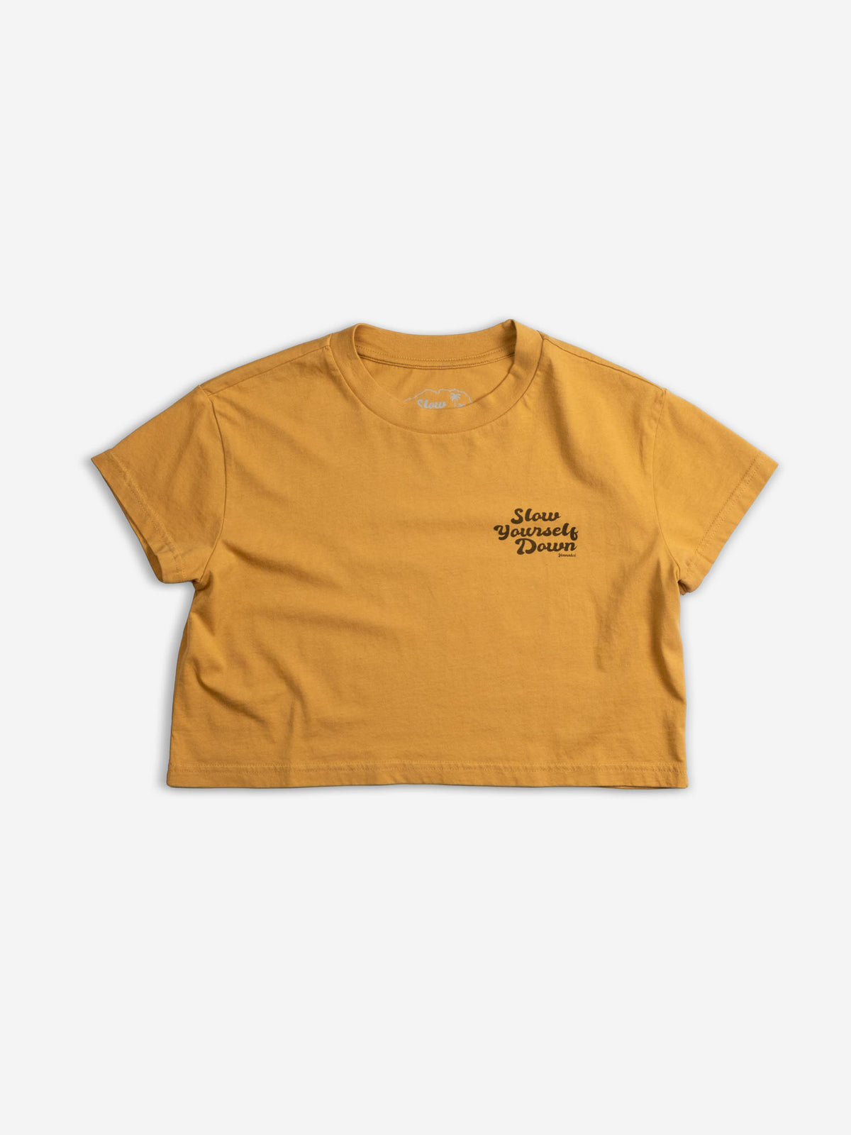 Hammock Crop Tee | Organic Cotton | Slow Yourself Down - Womens Shirts