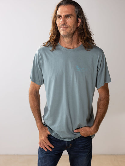 Hanalei Bay Stormy Tee | Organic Cotton | Slow Yourself Down - Mens Shirts
