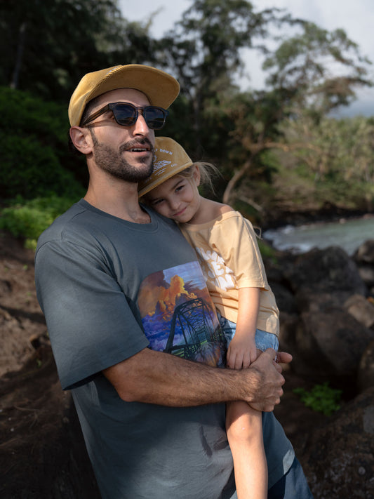 Hanalei Bridge Tee | Organic Cotton | Slow Yourself Down - Mens Shirts