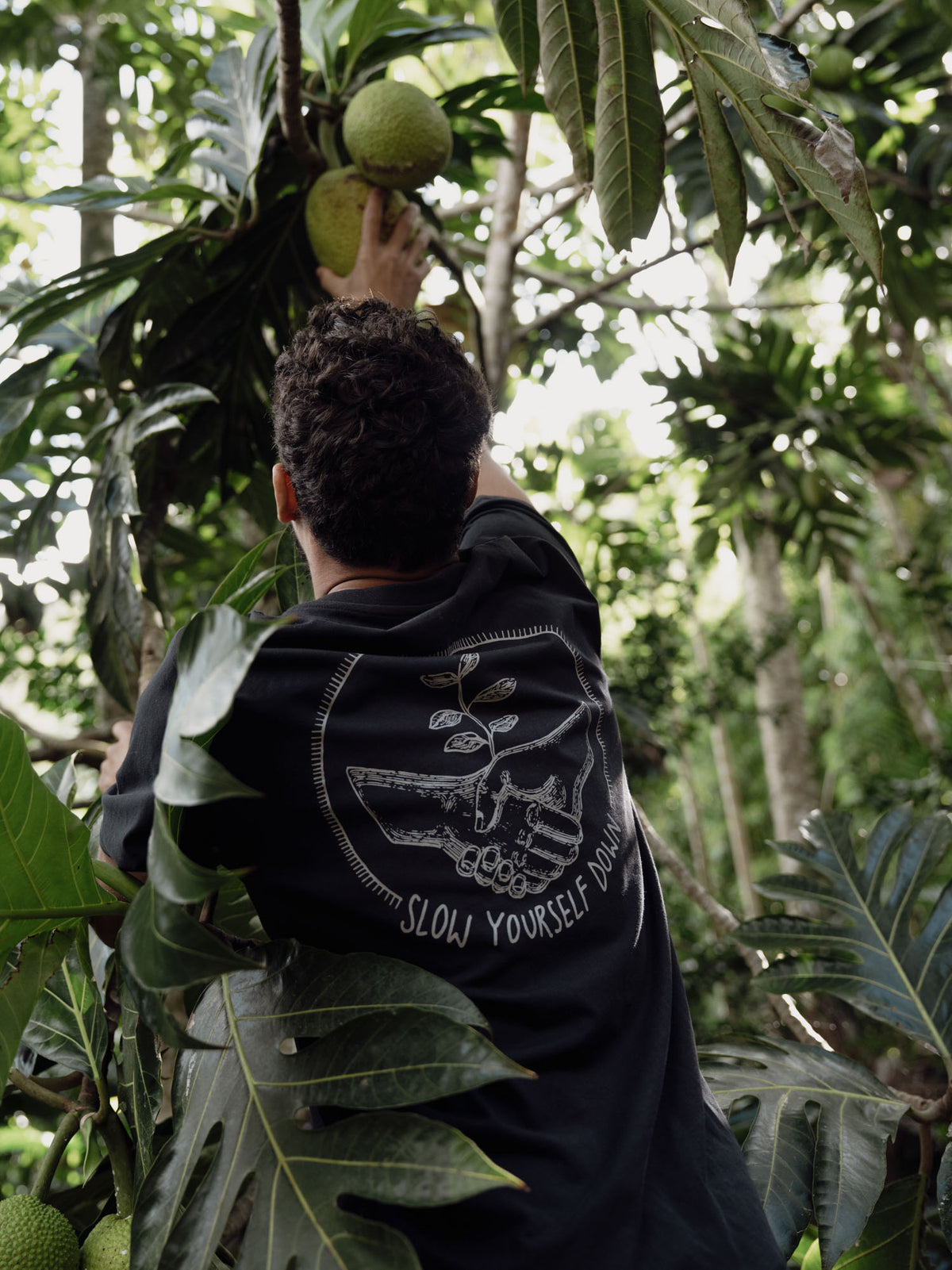 Handshake Tee - Slow Yourself Down
