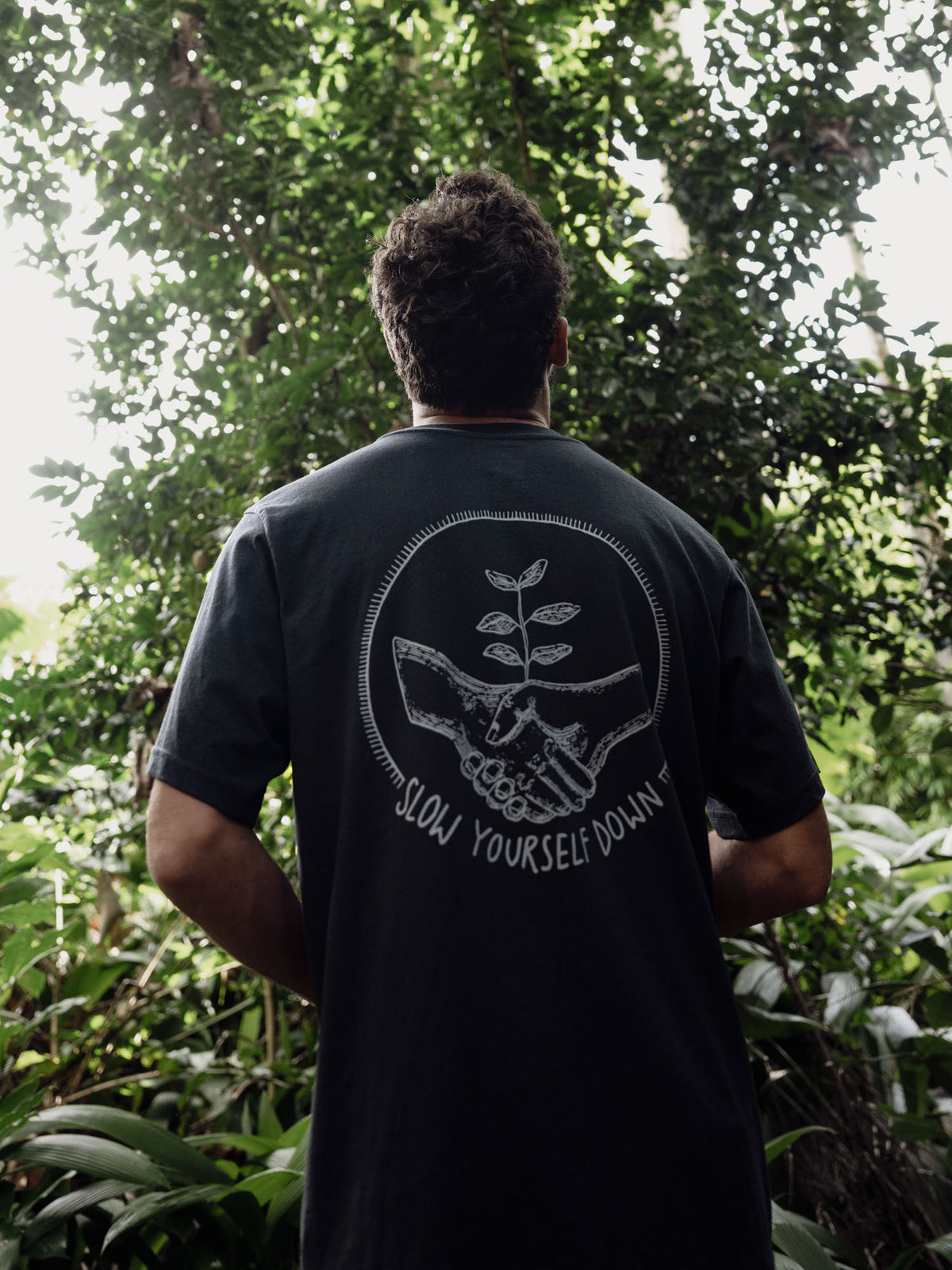 Handshake Tee - Slow Yourself Down