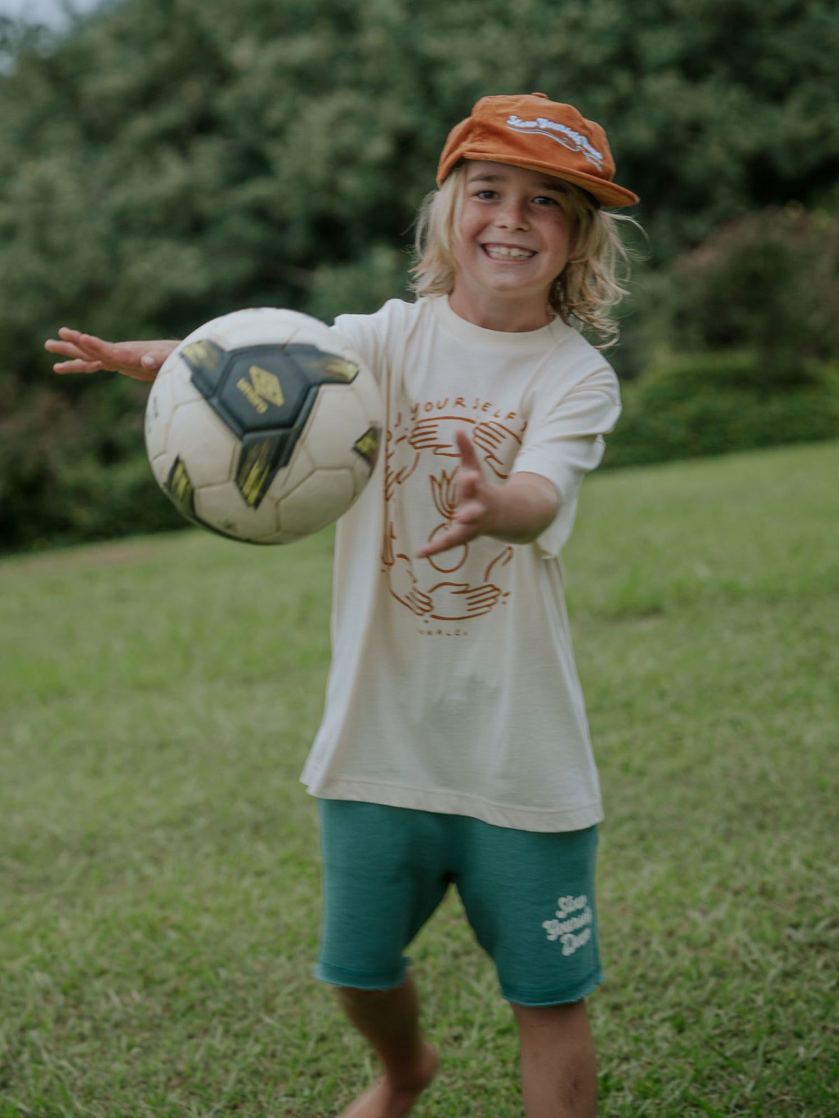 Kids Coconut Sprout Tee | Organic Cotton | Slow Yourself Down - Kids Shirts