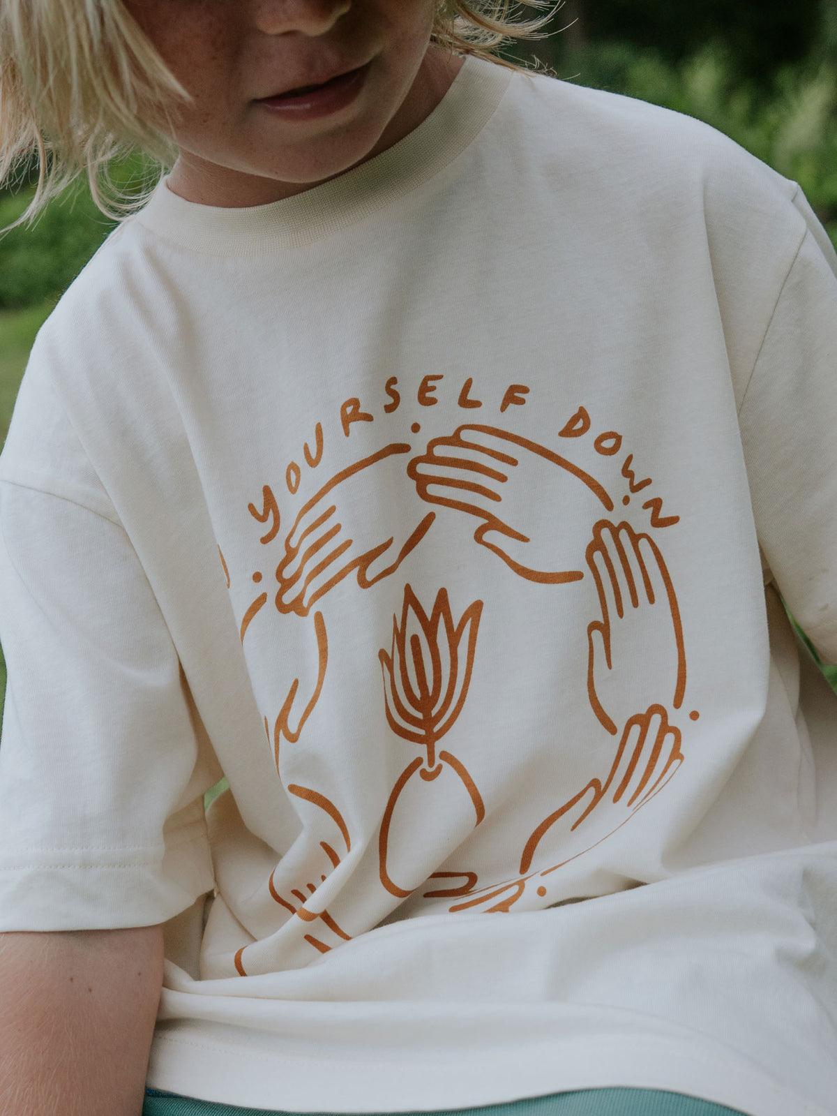 Kids Coconut Sprout Tee | Organic Cotton | Slow Yourself Down - Kids Shirts