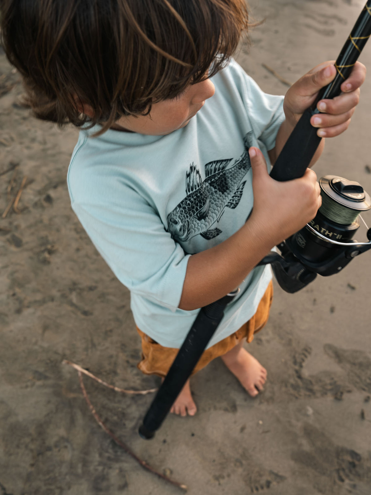Kids Kumu Fish Tee - Slow Yourself Down