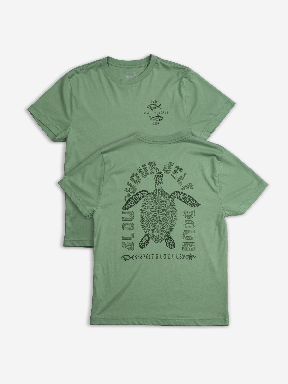 Kids Respect the Locals Tee | Organic Cotton | Slow Yourself Down - Kids Shirts