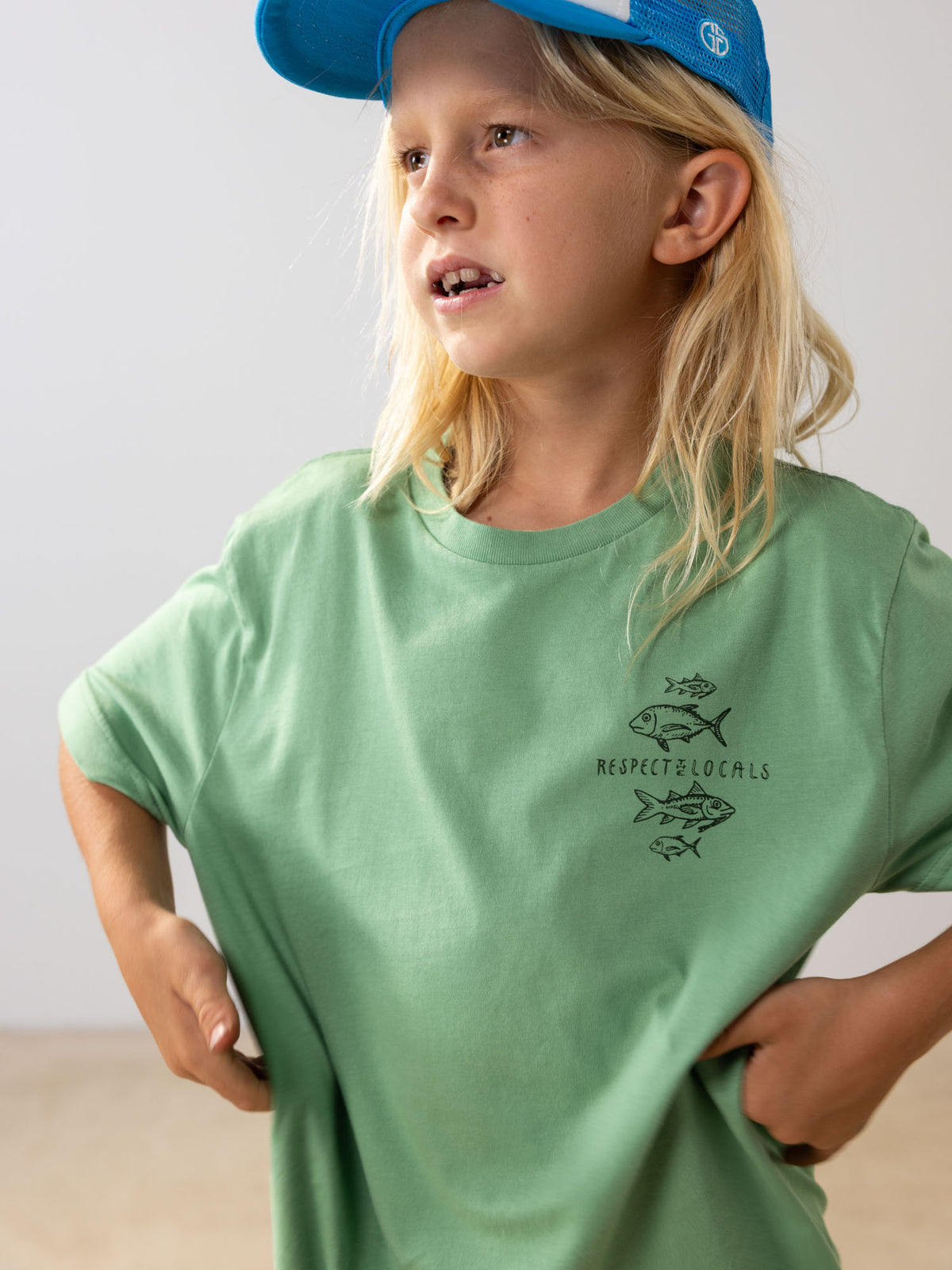 Kids Respect the Locals Tee | Organic Cotton | Slow Yourself Down - Kids Shirts