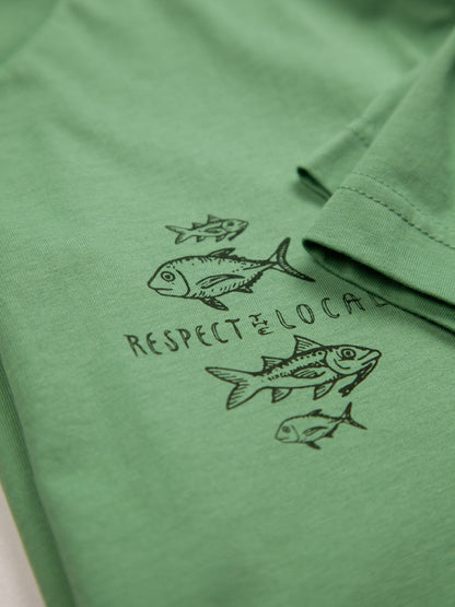 Kids Respect the Locals Tee | Organic Cotton | Slow Yourself Down - Kids Shirts
