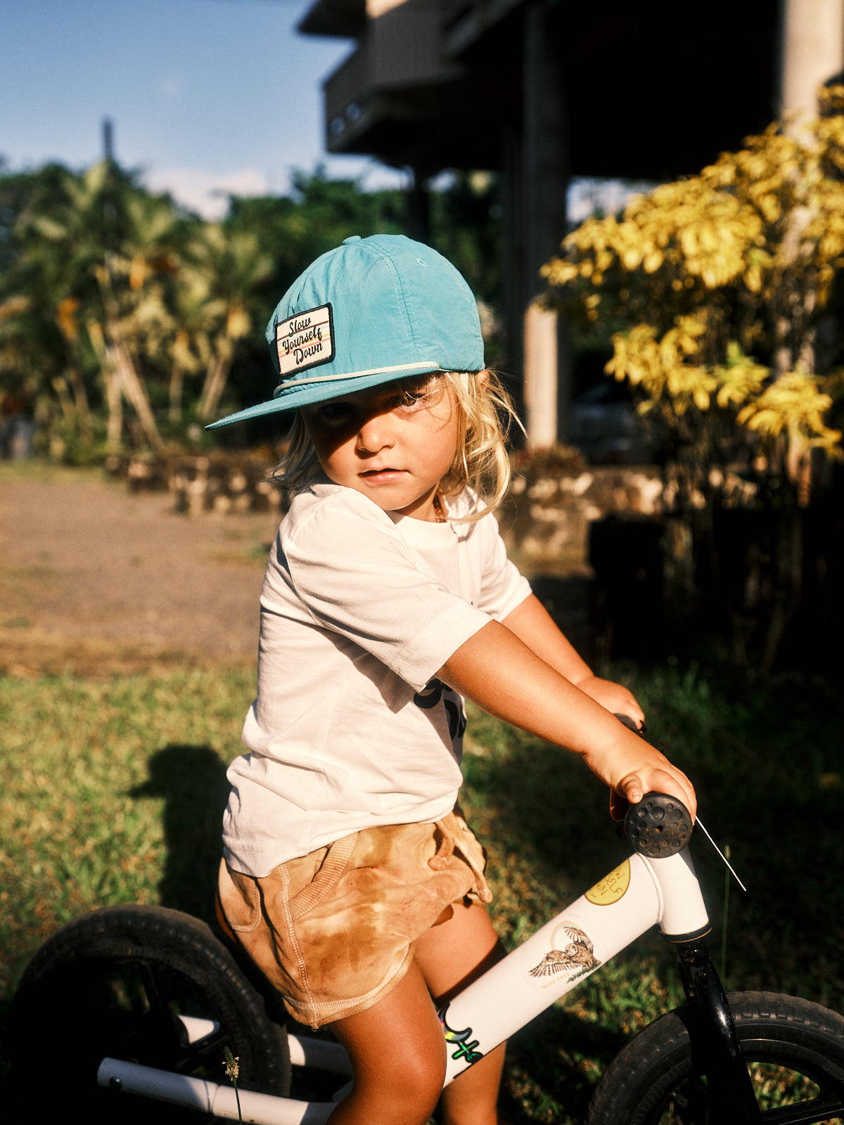 Kids Retro Boater Hat | Slow Yourself Down - Youth Hats