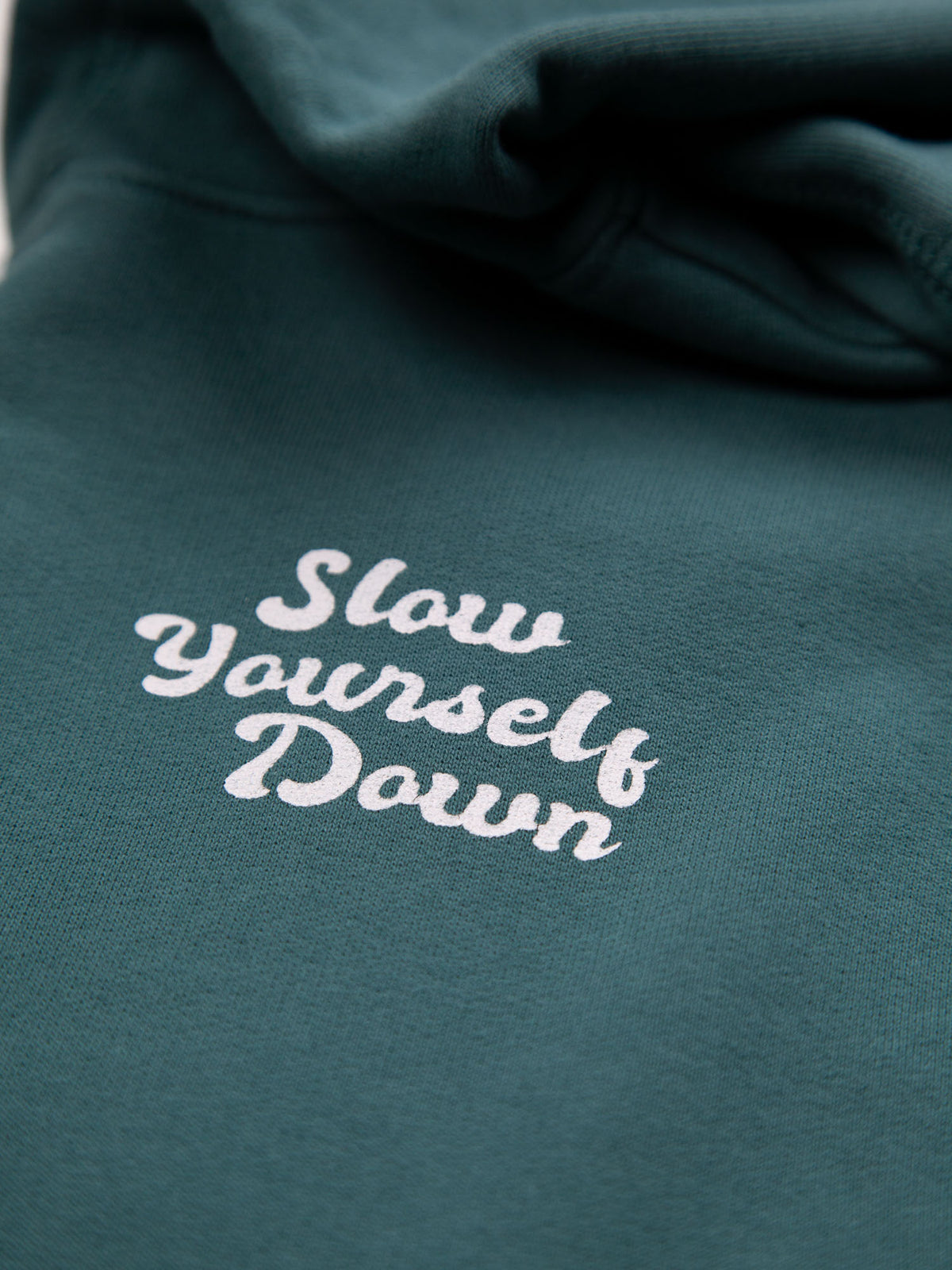 Kids Retro Hoodie | Organic Cotton | Slow Yourself Down - Kids Sweatshirts