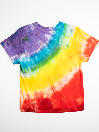Rainbow Tie-Dye — Kids Retro Tie-Dye Tee | Organic Cotton | Slow Yourself Down - Kids Shirts
