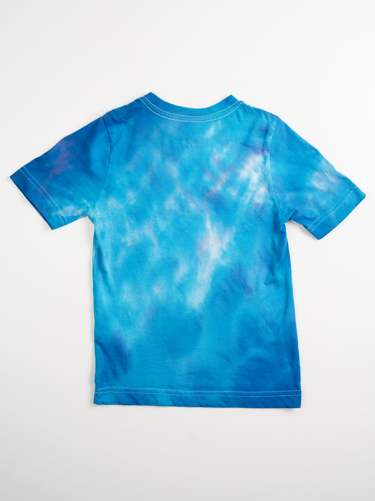 Blue Tie-Dye — Kids Retro Tie-Dye Tee | Organic Cotton | Slow Yourself Down - Kids Shirts