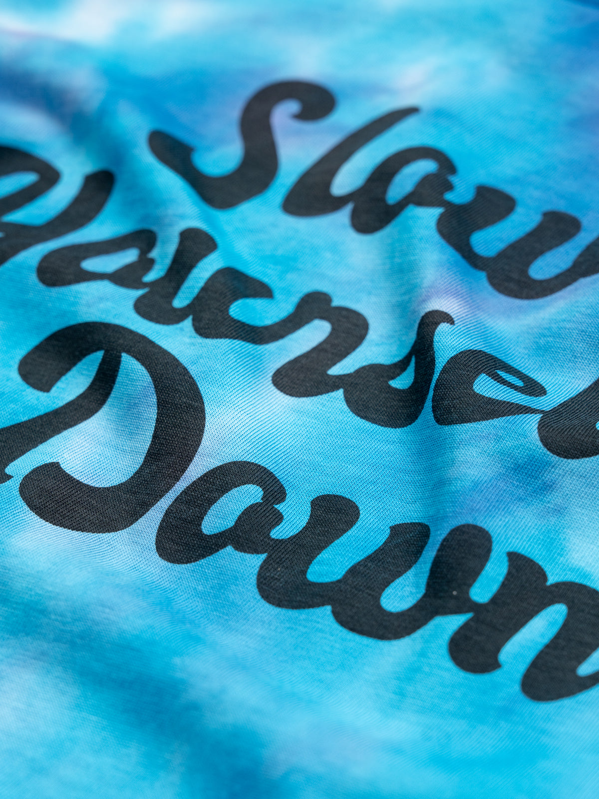 Blue Tie-Dye — Kids Retro Tie-Dye Tee | Organic Cotton | Slow Yourself Down - Kids Shirts