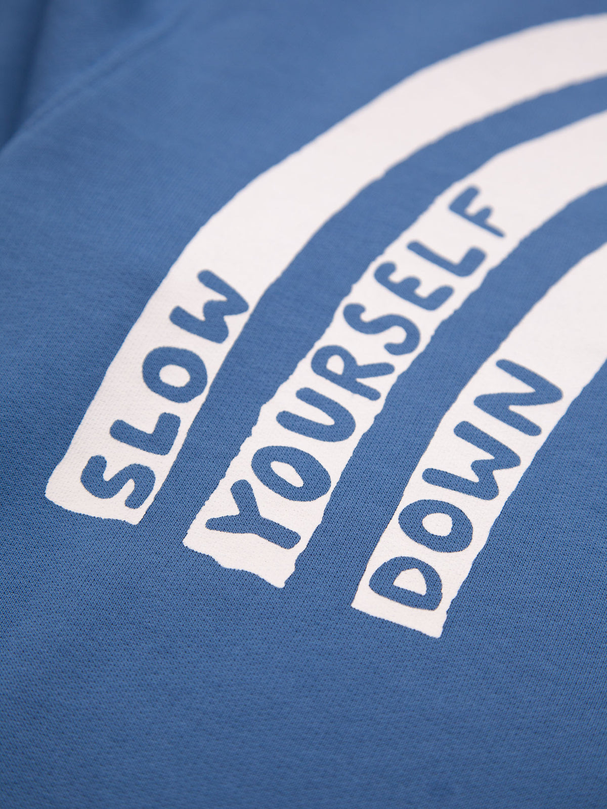 Kids Rustic Rainbow Crewneck | Organic Cotton | Slow Yourself Down - Kids Sweatshirts