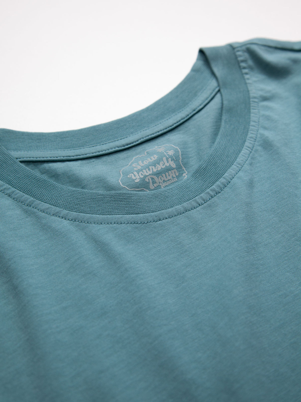 Mineral Blue Surf Van Tee | Organic Cotton | Slow Yourself Down - Mens Shirts