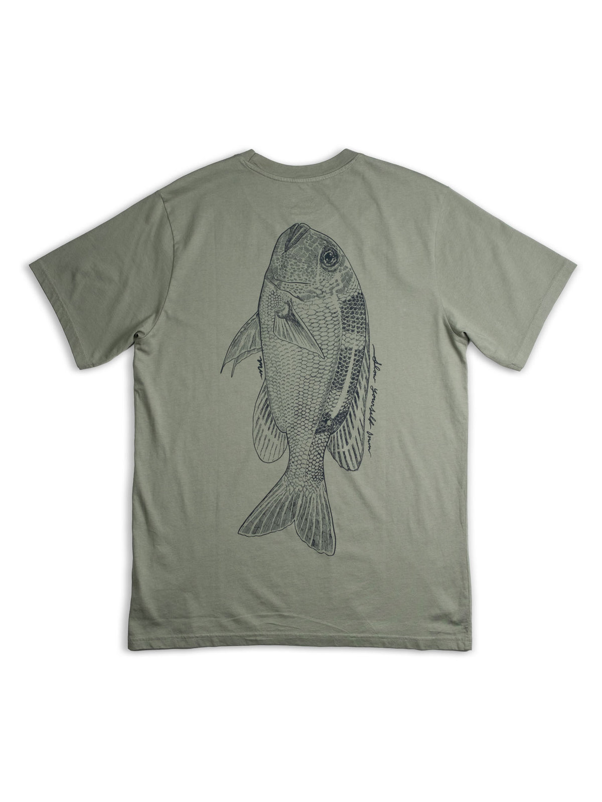 Mu Fish Tee | Organic Cotton | Slow Yourself Down - Mens Shirts