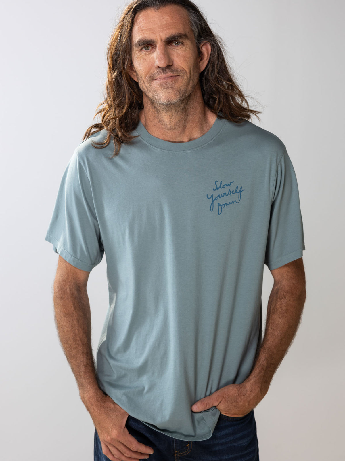 Ono Fish Tee | Organic Cotton | Slow Yourself Down - Mens Shirts