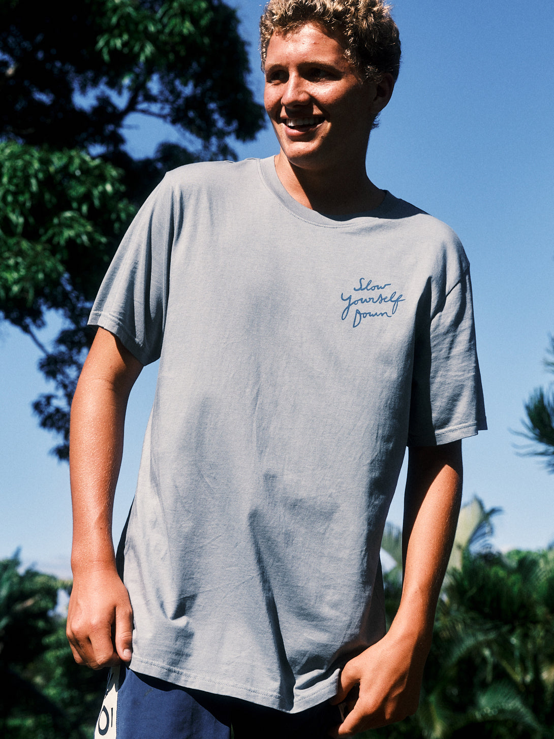 Ono Fish Tee | Organic Cotton | Slow Yourself Down - Mens Shirts