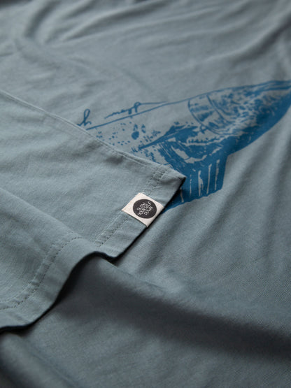 Ono Fish Tee | Organic Cotton | Slow Yourself Down - Mens Shirts