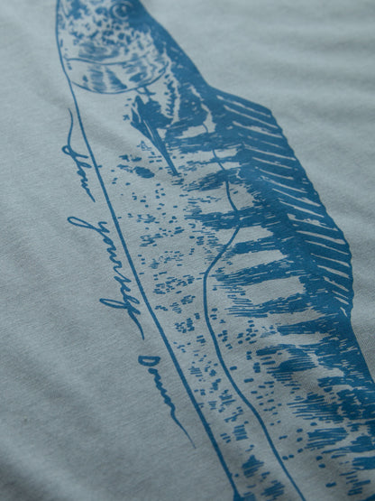 Ono Fish Tee | Organic Cotton | Slow Yourself Down - Mens Shirts