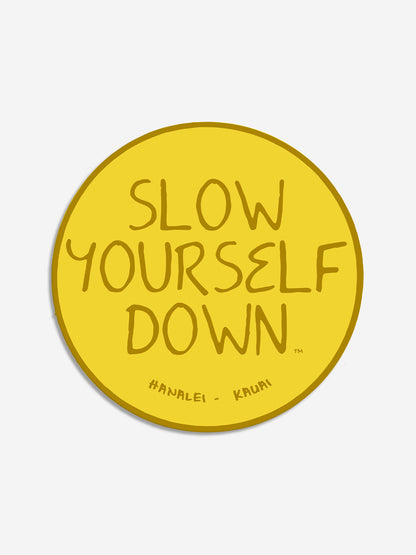 Original Logo Sticker | Slow Yourself Down