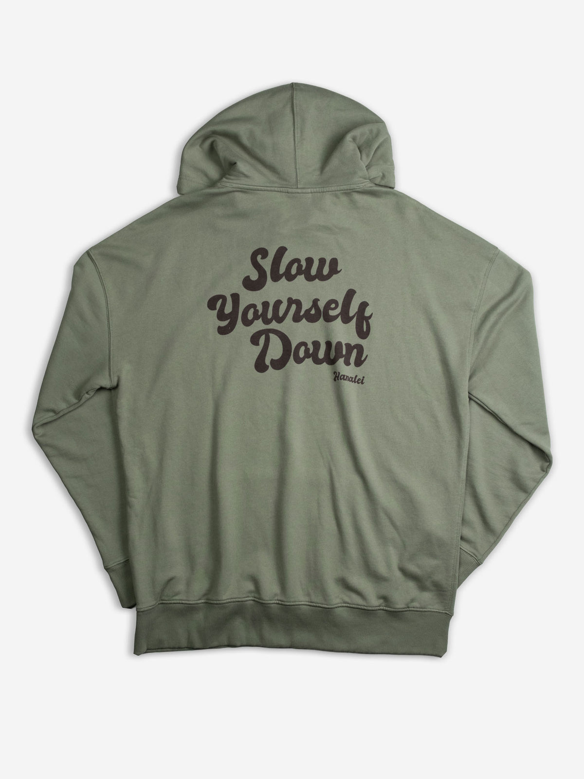 Retro Hoodie | Organic Cotton | Slow Yourself Down - Pullover Hoodie