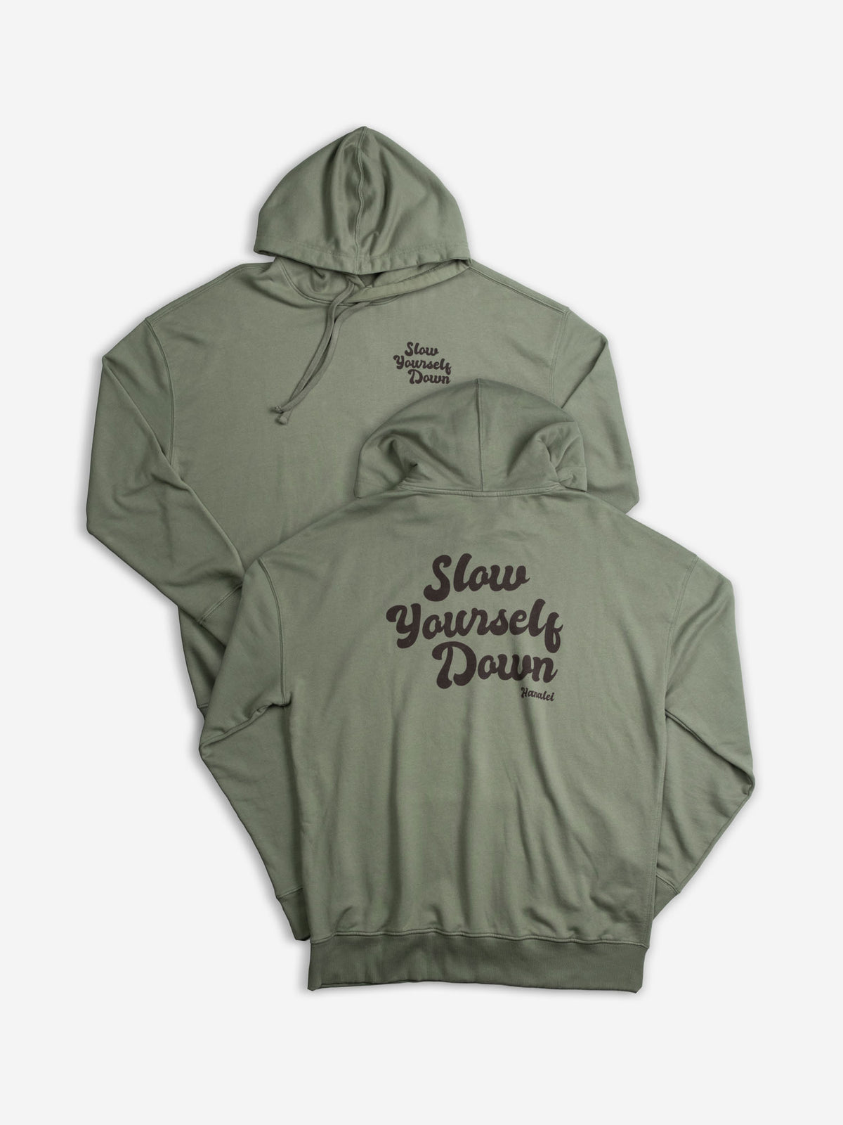 Retro Hoodie | Organic Cotton | Slow Yourself Down - Pullover Hoodie