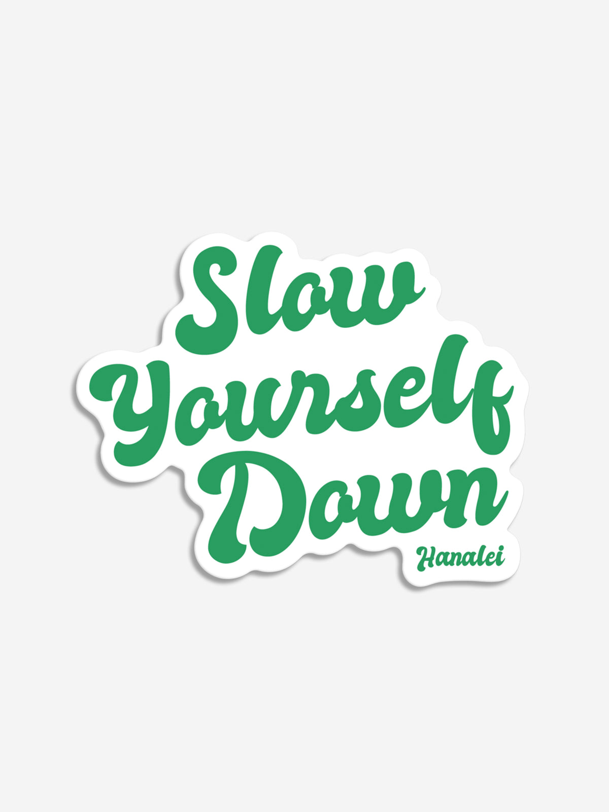 Retro SYD Die Cut Sticker | Slow Yourself Down