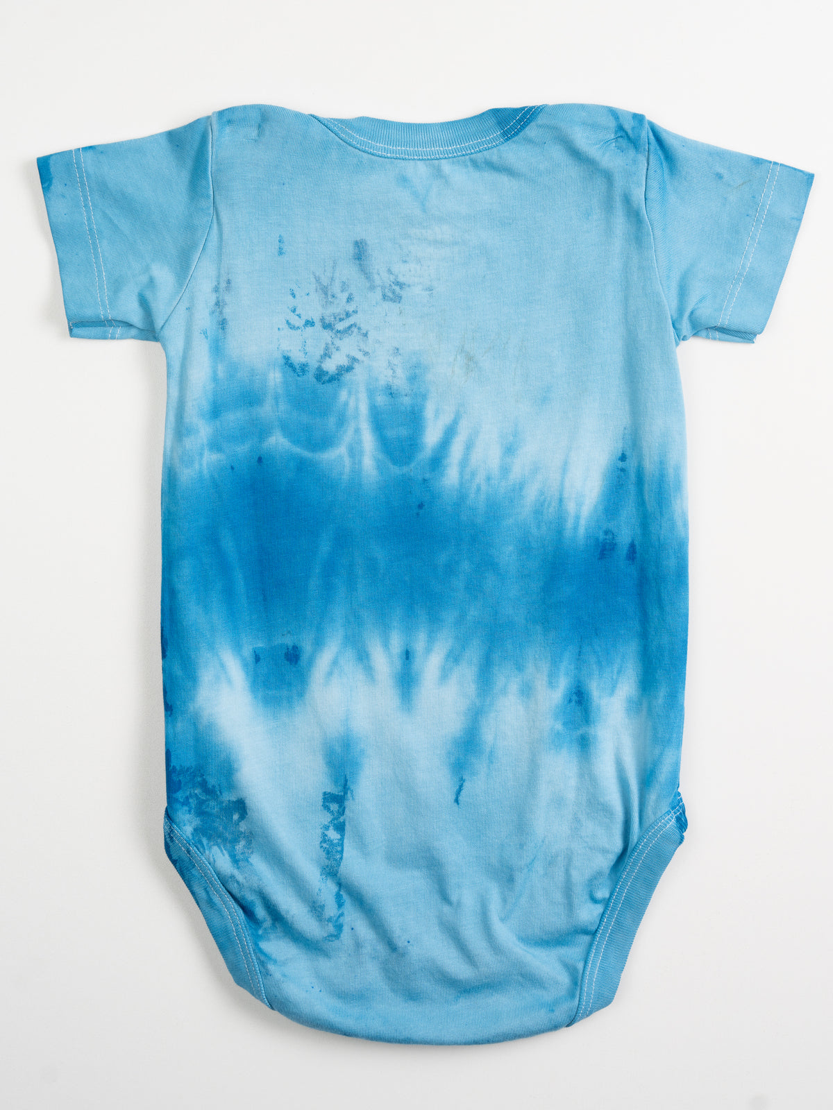 Retro Stamp Tie-Dye Onesie | Organic Cotton | Slow Yourself Down - Baby Onesie