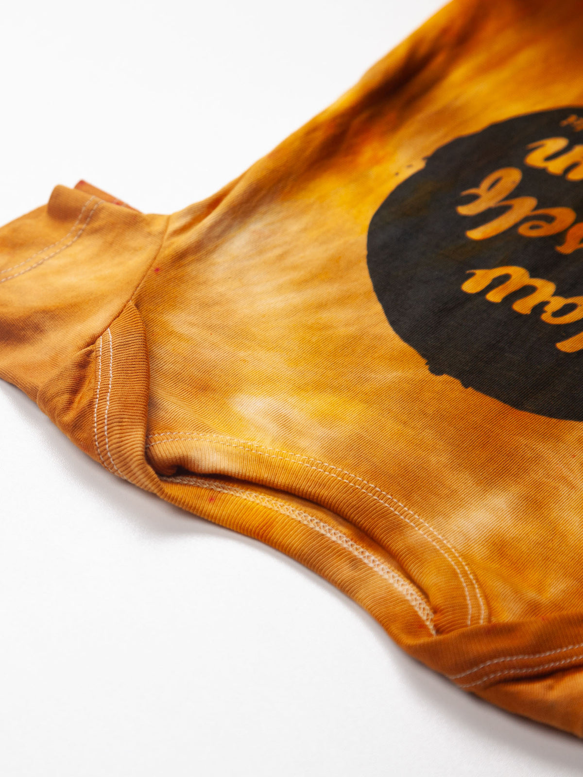 Retro Stamp Tie-Dye Onesie | Organic Cotton | Slow Yourself Down - Baby Onesie