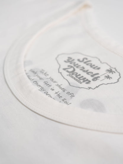 Retro Tee Shirt Dress | Organic Cotton | Slow Yourself Down - Womens Shirts