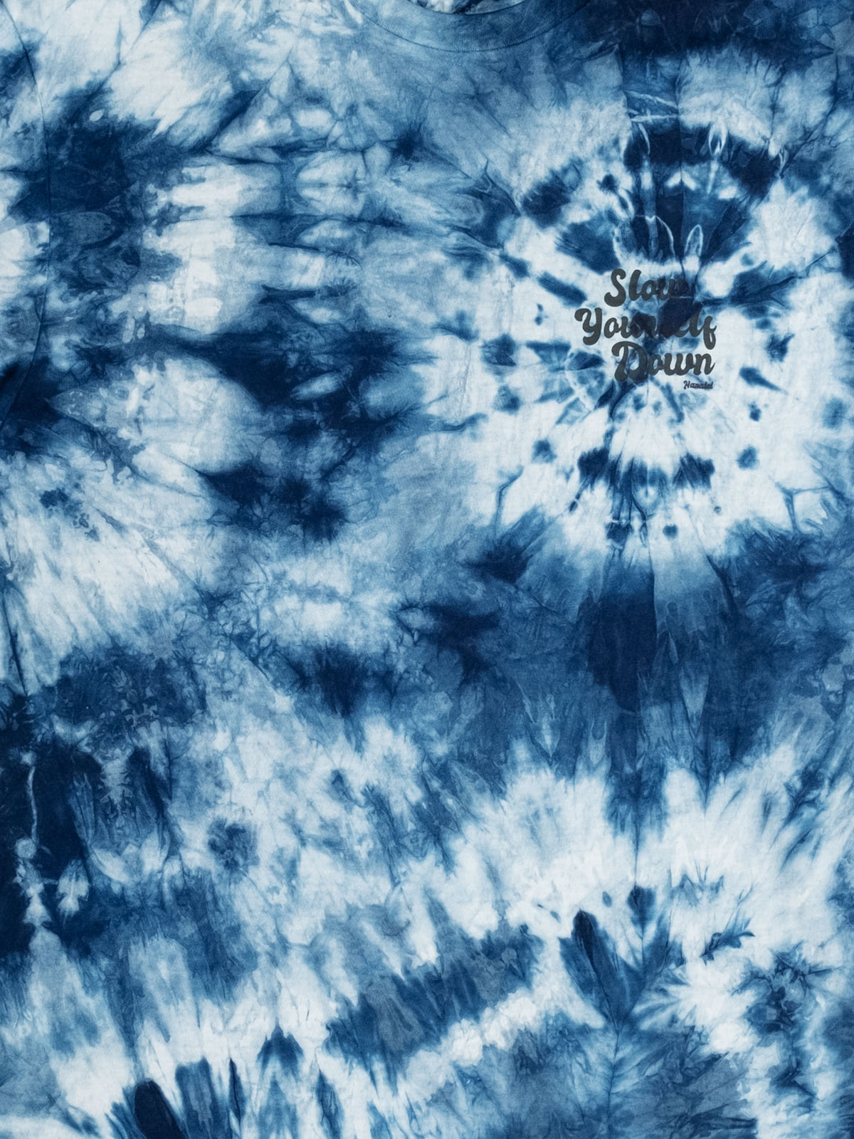 Indigo — Retro Tee Tie-Dye | Organic Cotton | Slow Yourself Down - Mens Shirts