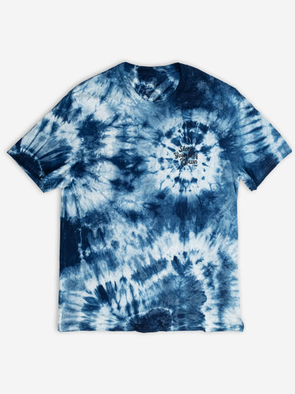 Indigo — Retro Tee Tie-Dye | Organic Cotton | Slow Yourself Down - Mens Shirts