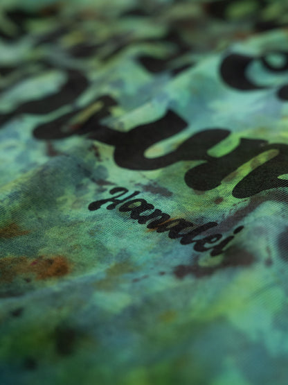 Green/Tan Tie-Dye — Retro Tee Tie-Dye | Organic Cotton | Slow Yourself Down - Mens Shirts
