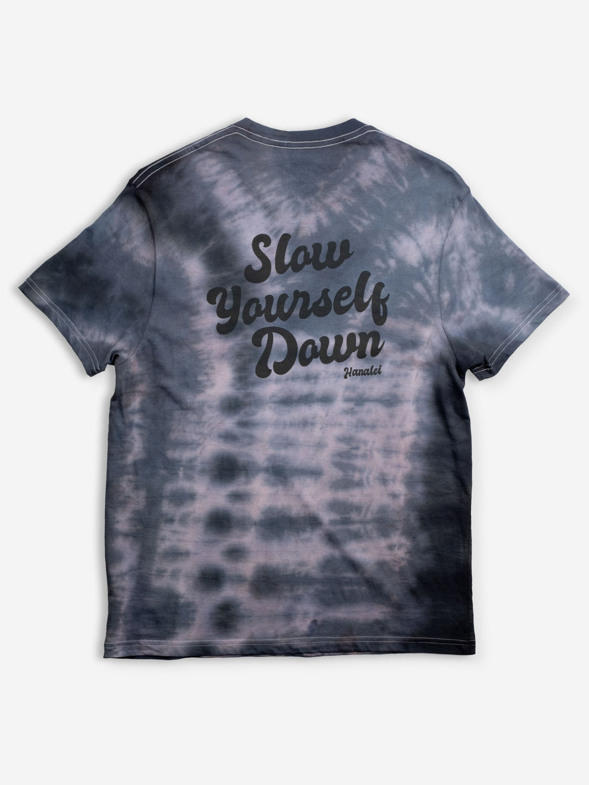 Grey/Pink Tie-Dye — Retro Tee Tie-Dye | Organic Cotton | Slow Yourself Down - Mens Shirts