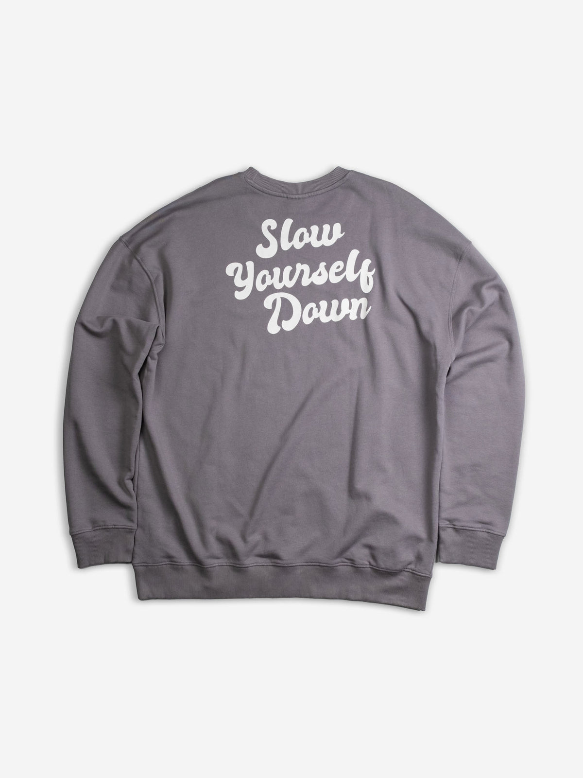 Retro Washed Crewneck | Organic Cotton | Slow Yourself Down - Crewneck