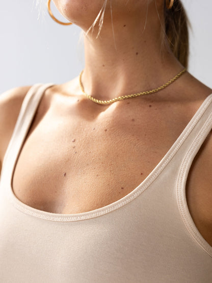 SYD Cropped Tank | Organic Cotton | Slow Yourself Down - Womens Shirts