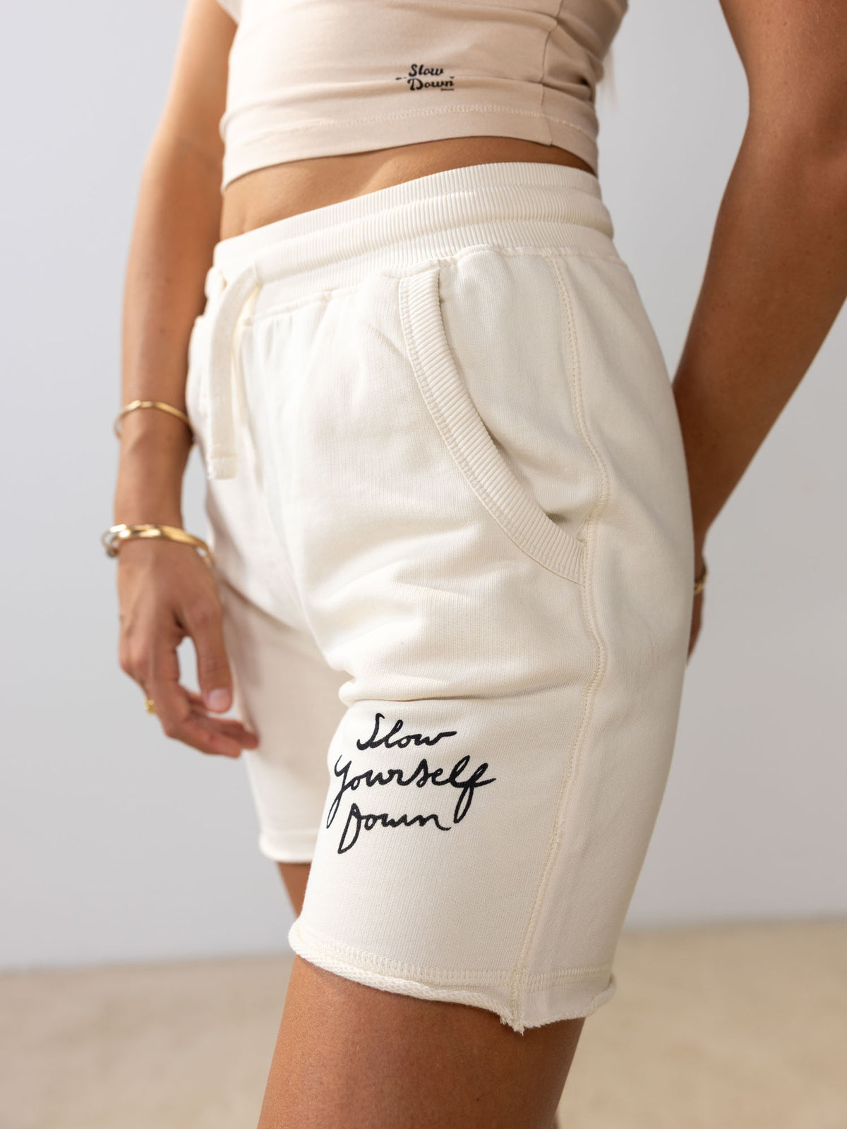SYD Kids Sweatshorts | Organic Cotton | Slow Yourself Down - Youth Shorts