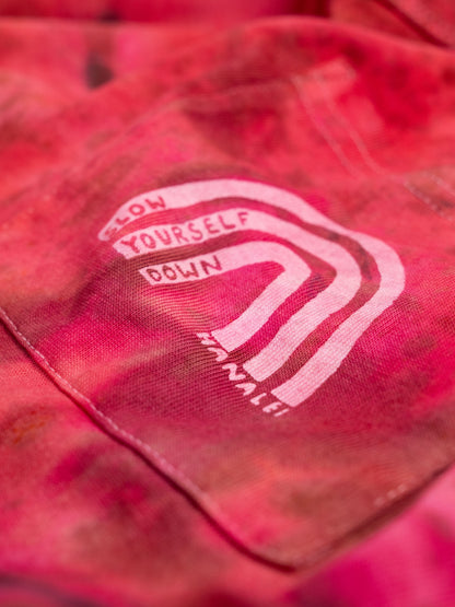 Pink Tie-Dye — SYD Tie Dye Tee Shirt Dress | Organic Cotton | Slow Yourself Down - Womens Shirts