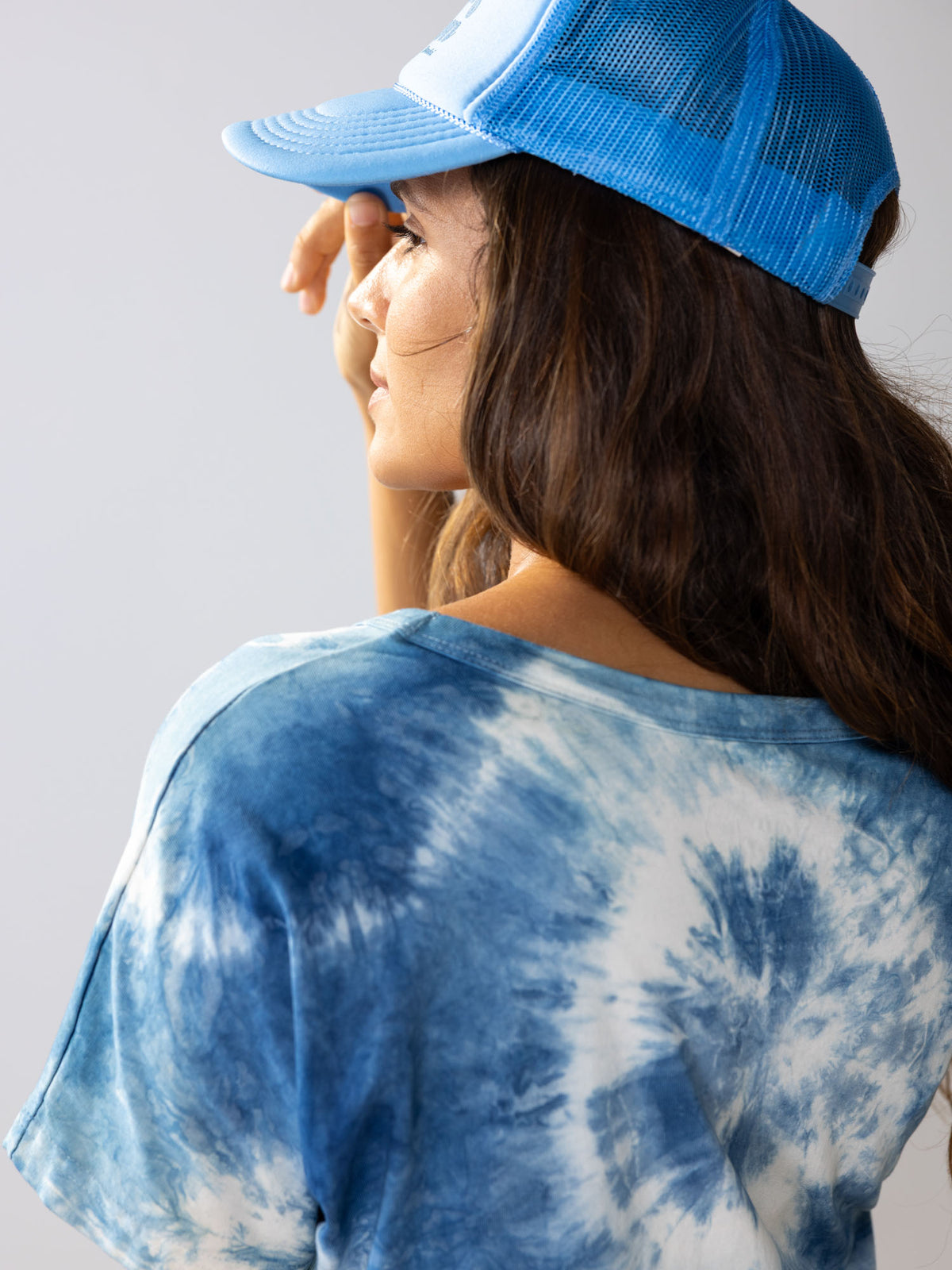 Indigo — SYD Tie Dye Tee Shirt Dress | Organic Cotton | Slow Yourself Down - Womens Shirts