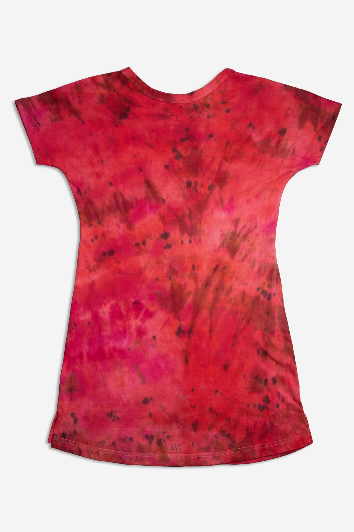 Pink Tie-Dye — SYD Tie Dye Tee Shirt Dress | Organic Cotton | Slow Yourself Down - Womens Shirts