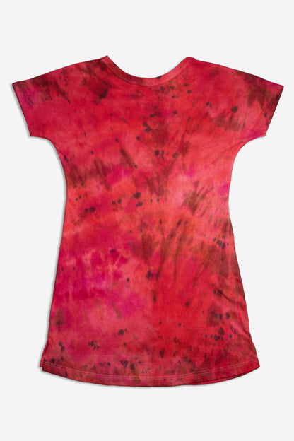 Pink Tie-Dye — SYD Tie Dye Tee Shirt Dress | Organic Cotton | Slow Yourself Down - Womens Shirts