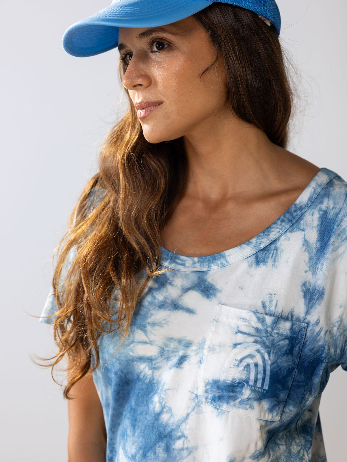 Indigo — SYD Tie Dye Tee Shirt Dress | Organic Cotton | Slow Yourself Down - Womens Shirts