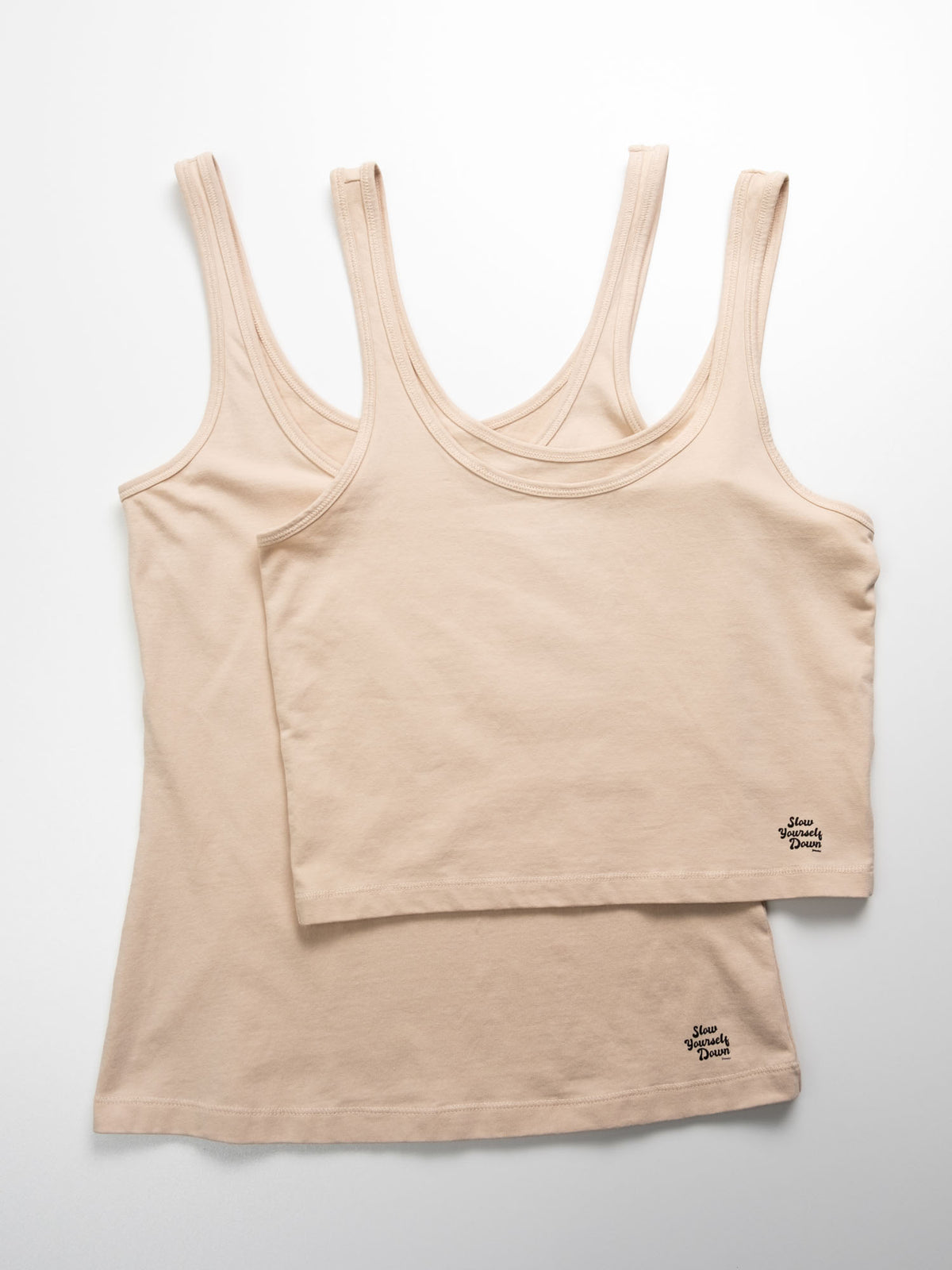 SYD Cropped Tank | Organic Cotton | Slow Yourself Down - Womens Shirts