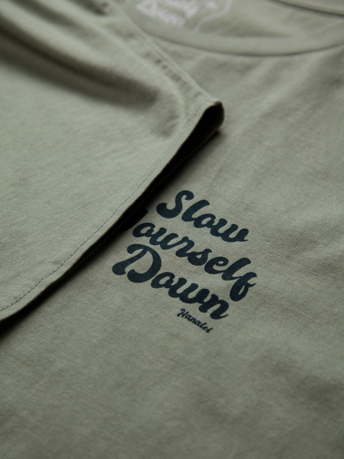 Sea Spray Retro Moon Crop | Organic Cotton | Slow Yourself Down - Womens Shirts