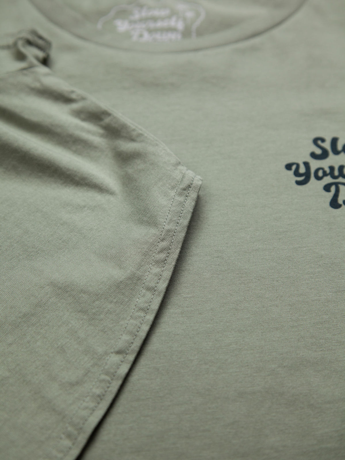 Sea Spray Retro Moon Crop | Organic Cotton | Slow Yourself Down - Womens Shirts